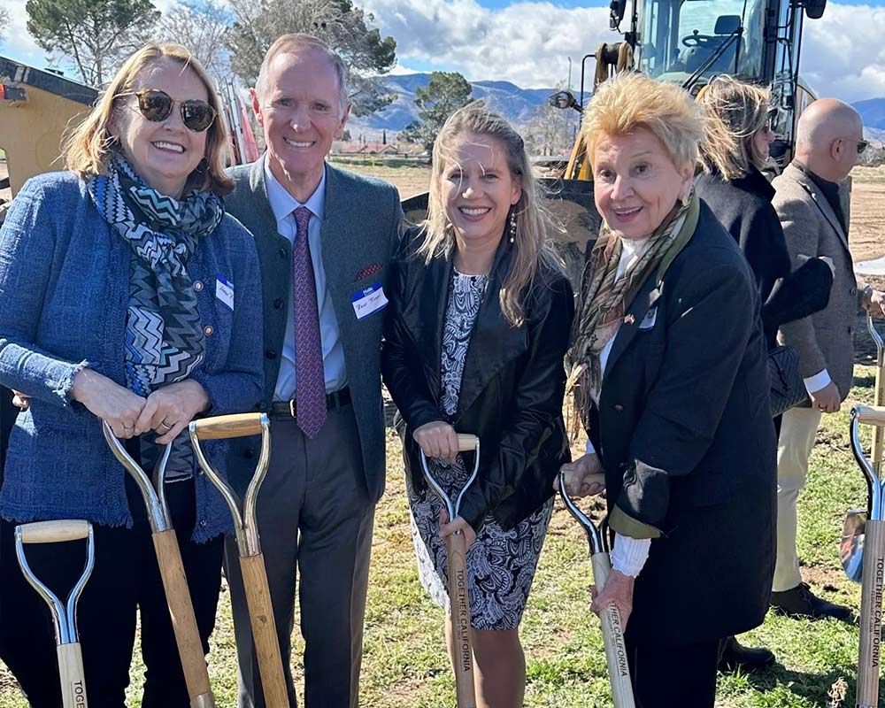 Helga and Rudi Frenner, AACW Sponsors along with Cornelia Malloy, Deputy Consul General of Austria and Veronika Reinelt